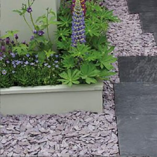 Picture of Plum Slate Landscaping Decorative Garden Stone Approx. 20kg Polybag