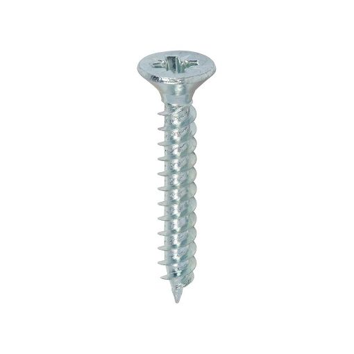 Picture of Timco Zinc Twin-Thread Woodscrews 7x1" Box of 200 Countersunk