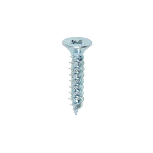 Picture of Timco Zinc Twin-Thread Woodscrews 10x1" Box of 200 Countersunk