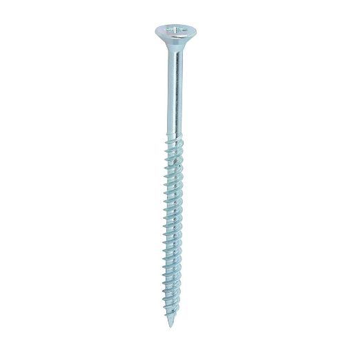 Picture of Timco Zinc Twin-Thread Woodscrews 10x3" Box of 100 Countersunk