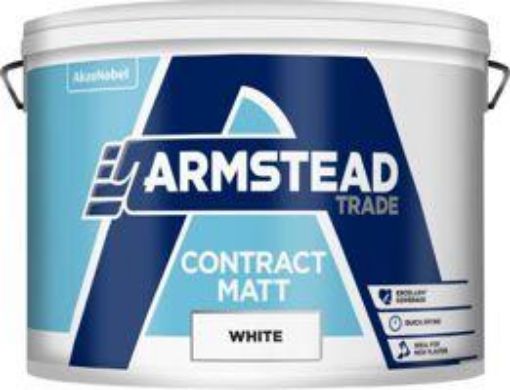 Picture of Armstead Trade White Contract Matt Emulsion 10L