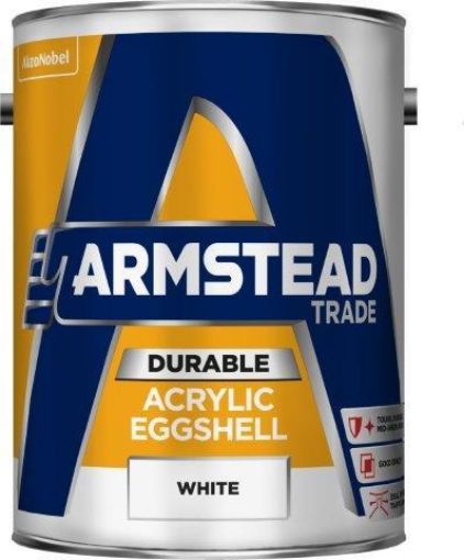 Picture of Armstead Trade White Durable Acrylic Paint 5L