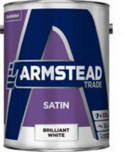 Picture of Armstead Trade Pure Brilliant White Satin Finish Paint 5L