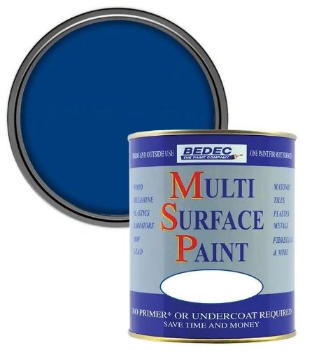 Picture of Bedec Oxford Blue Multi-Surface Paint 750ml Gloss Finish