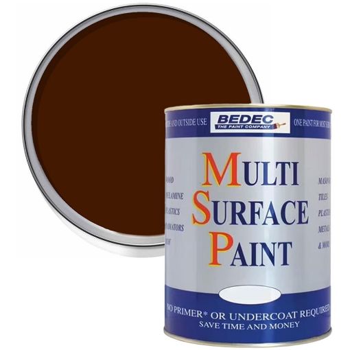 Picture of Bedec Chocolate Multi-Surface Paint 2.5L Gloss Finish