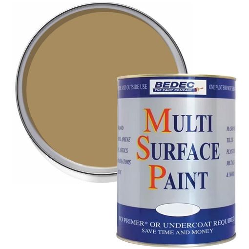Picture of Bedec Gold Multi-Surface Paint 2.5L Satin Finish