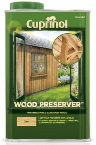 Picture of Cuprinol Wood Preserver Clear 1L Wood Protection