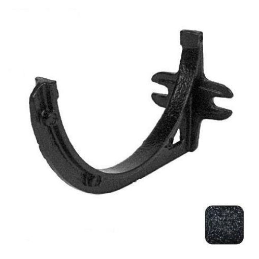 Picture of Alumasc Cast Aluminium Black Half Round Guttering 125mm Fascia Bracket