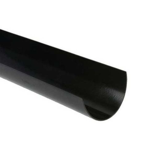Picture of Brett Martin Roundstyle Black Gutter Length 112mm x 2m BR041B