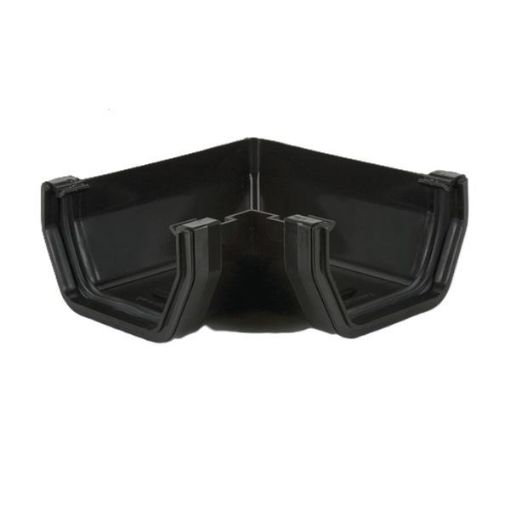 Picture of Brett Martin Squarestyle Black Gutter Angle 90° 114mm BR058B