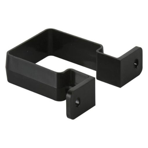 Picture of Brett Martin Black Square Downpipe Connector Bracket 65mm BR507B