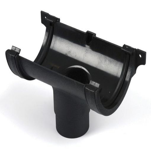 Picture of Brett Martin Roundstyle Cast Iron Effect Running Outlet 112mm BR045CI