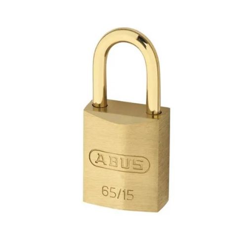 Picture of ABUS 65MB/15 Brass Padlock 15mm with 2 Keys