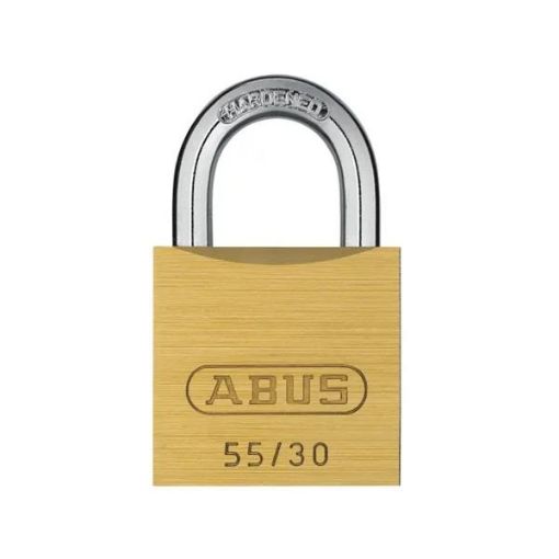 Picture of ABUS 55/30 Brass Padlock 30mm with 2 Keys
