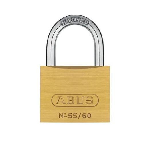 Picture of ABUS 55/60 Brass Padlock 60mm with 2 Keys