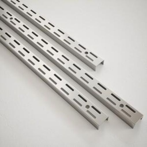 Picture of Rothley Chrome Twin Slot Shelving Upright 710mm