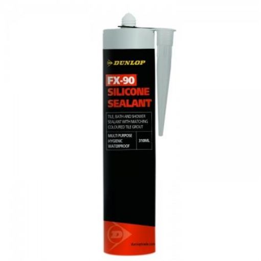 Picture of Dunlop FX-90 Polar White Silicone Sealant 310ml