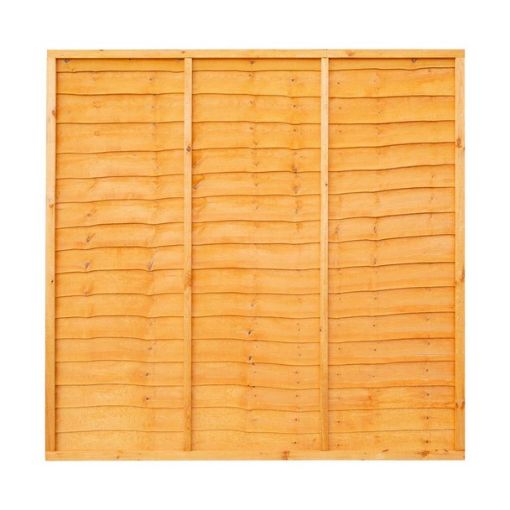 Picture of Grange Superior Lap Fence Panel Golden Brown 1.8m