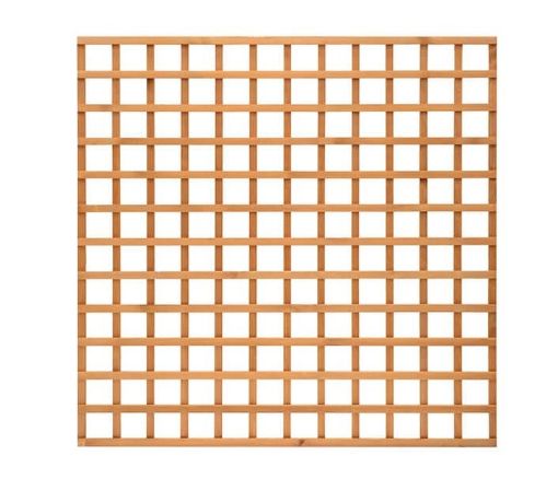 Picture of Heavy Duty Square Trellis Panel Golden Brown 1.2m