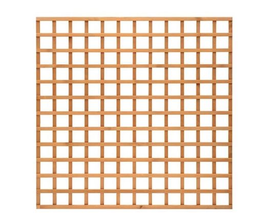 Picture of Heavy Duty Square Trellis Panel Golden Brown 1.81m