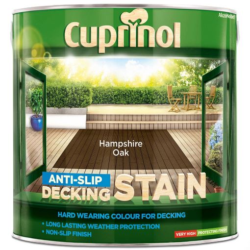 Picture of Cuprinol Hampshire Oak Anti-Slip Decking Stain 2.5L