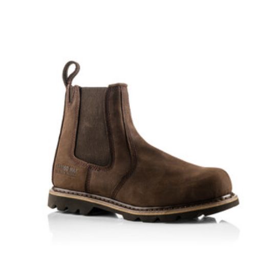 Picture of Buckbootz Hard As Nails Brown Safety Dealer Boots Size 11