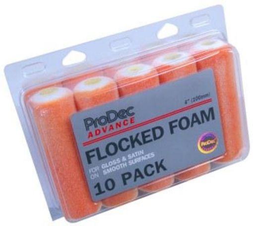 Picture of Rodo 4" Flock Mini Paint Roller Sleeves Pack of 10