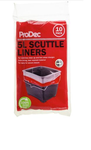 Picture of ProDec 5L Disposable Paint Scuttle Liners Pack of 10