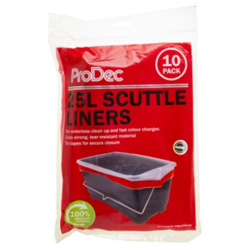 Picture of ProDec 25L Disposable Paint Scuttle Liners Pack of 10