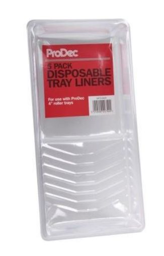 Picture of ProDec 4" Disposable Mini Paint Tray Liners Pack of 5