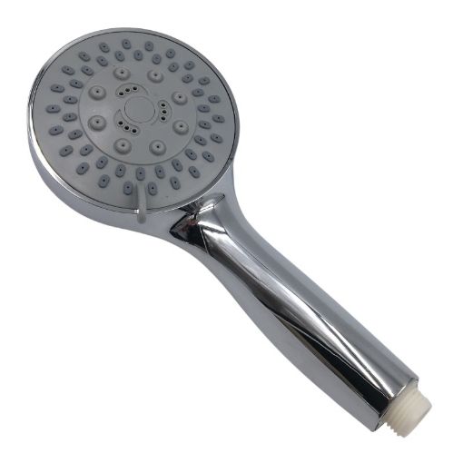 Picture of Chrome 5 Function Replacement Shower Head Multi Spray
